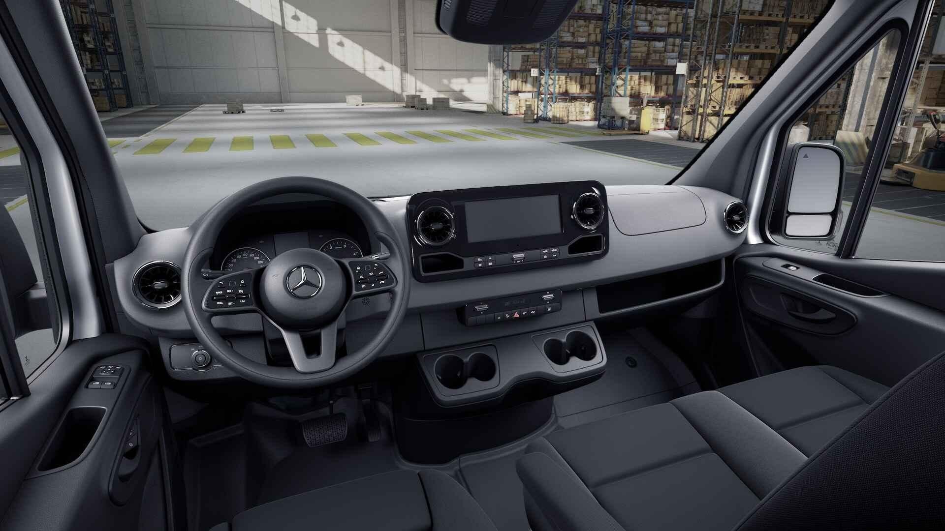 Mercedes-Benz Sprinter 315 CDI GB L2 RWD 9G-TRONIC 3.5T | Au, Auto's, 4 deurs, 4 cilinders, 2000 kg, Wit