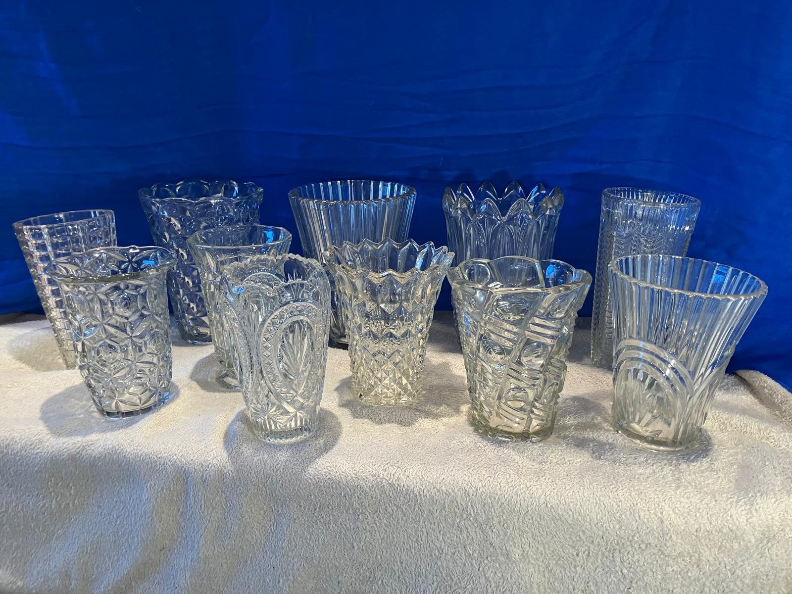Vases en verre, Collections, Verres & Petits Verres, Enlèvement, Comme neuf