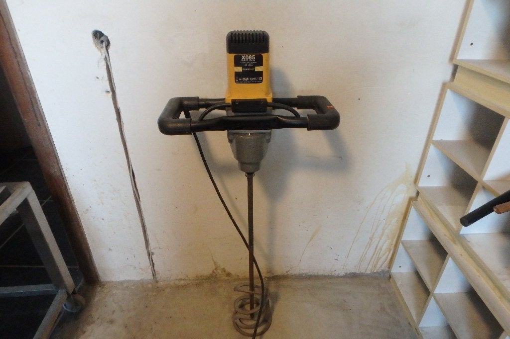 beton of verf mixer powerplus X085, Ophalen, Gebruikt, Verf