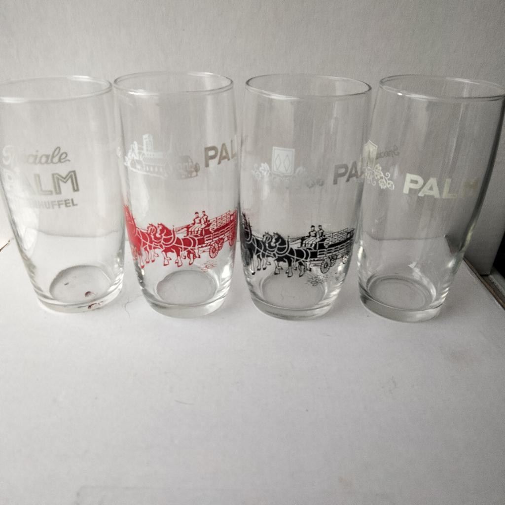 Palm glazen, Collections, Marques de bière, Enlèvement, Comme neuf, Verre ou Verres, Palm