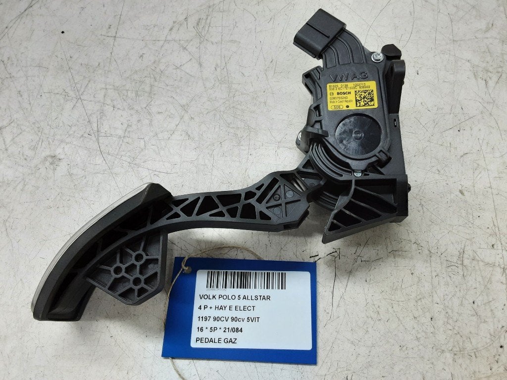 PEDALE D'ACCELERATEUR Volkswagen Polo V (6R) (6C17211503C), Utilisé, Volkswagen