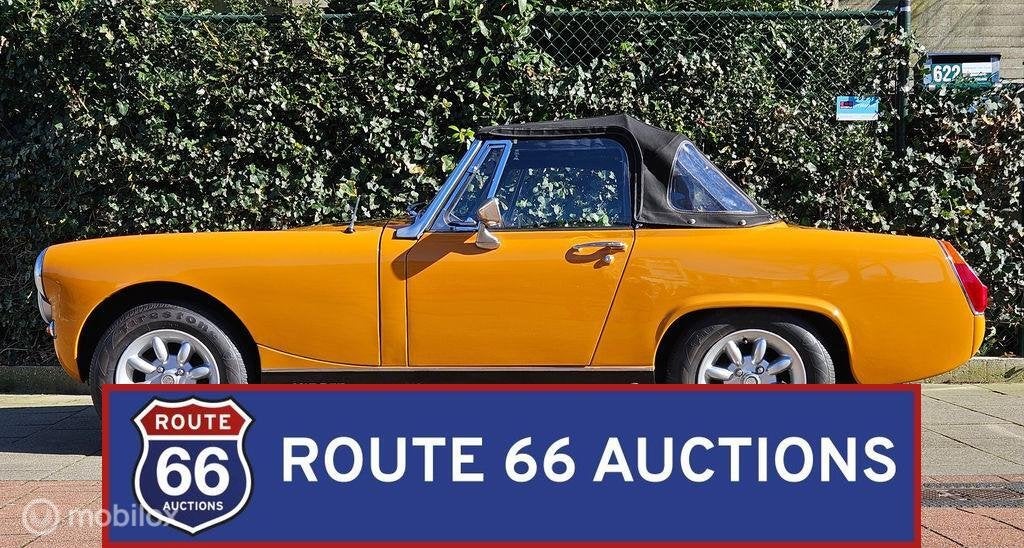 MG Midget 1500 | 1976 | Route 66 Auctions, Autos, Achat, Entreprise, Boîte manuelle, Autre carrosserie
