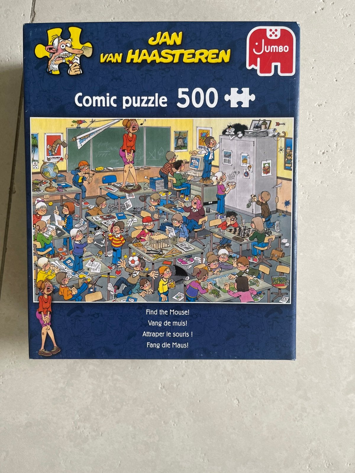 Puzzel 500 stukjes - Jan van Haasteren, Hobby en Vrije tijd, Ophalen of Verzenden, 500 t/m 1500 stukjes, Zo goed als nieuw, Legpuzzel