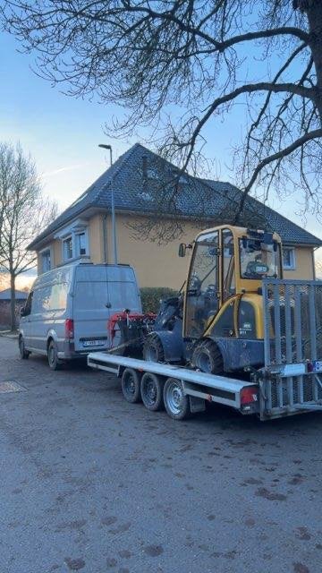 machinetransporter, Auto diversen, Aanhangers en Bagagewagens, Ophalen of Verzenden, Zo goed als nieuw