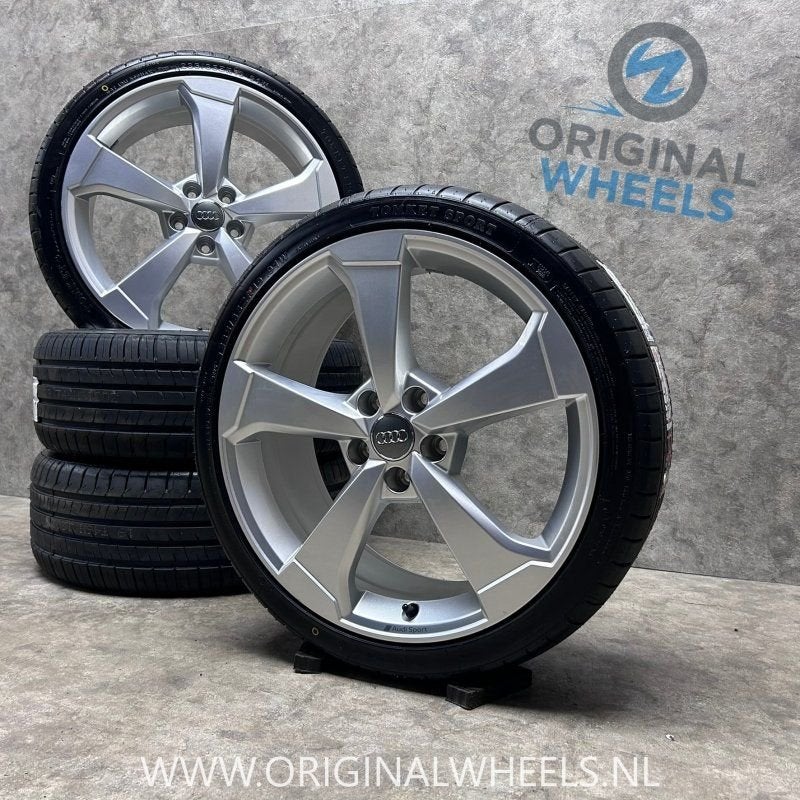 19 inch originele rotor velgen + zomerbanden Audi A3 S3 RS3, Neuf, Pneus et Jantes, Pneus été, -