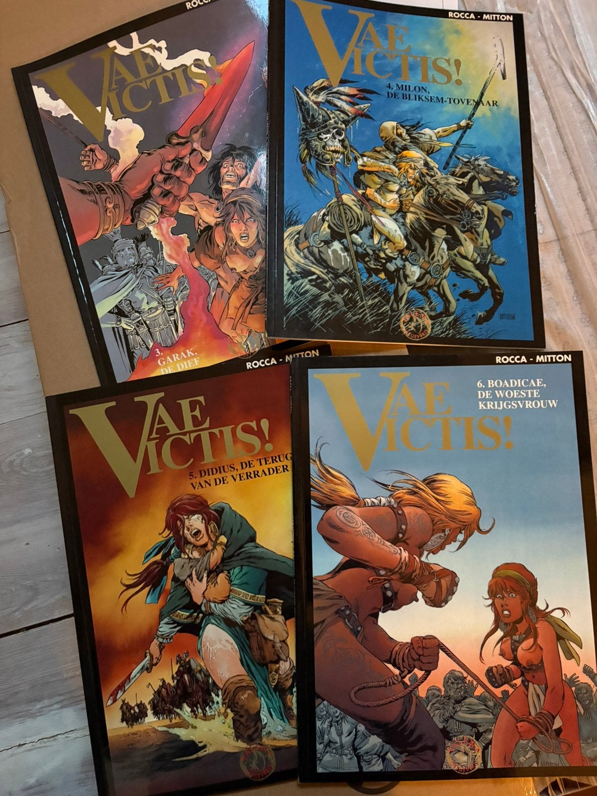 VAE VICTIS nrs 3-4-5-6 Rocca-Mitton -1996 en 1997, Enlèvement ou Envoi, Comme neuf
