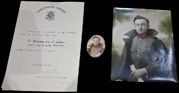 De medaille van de militair 1940-1945, Ophalen of Verzenden, B, Retrohouse@telenet.be, B