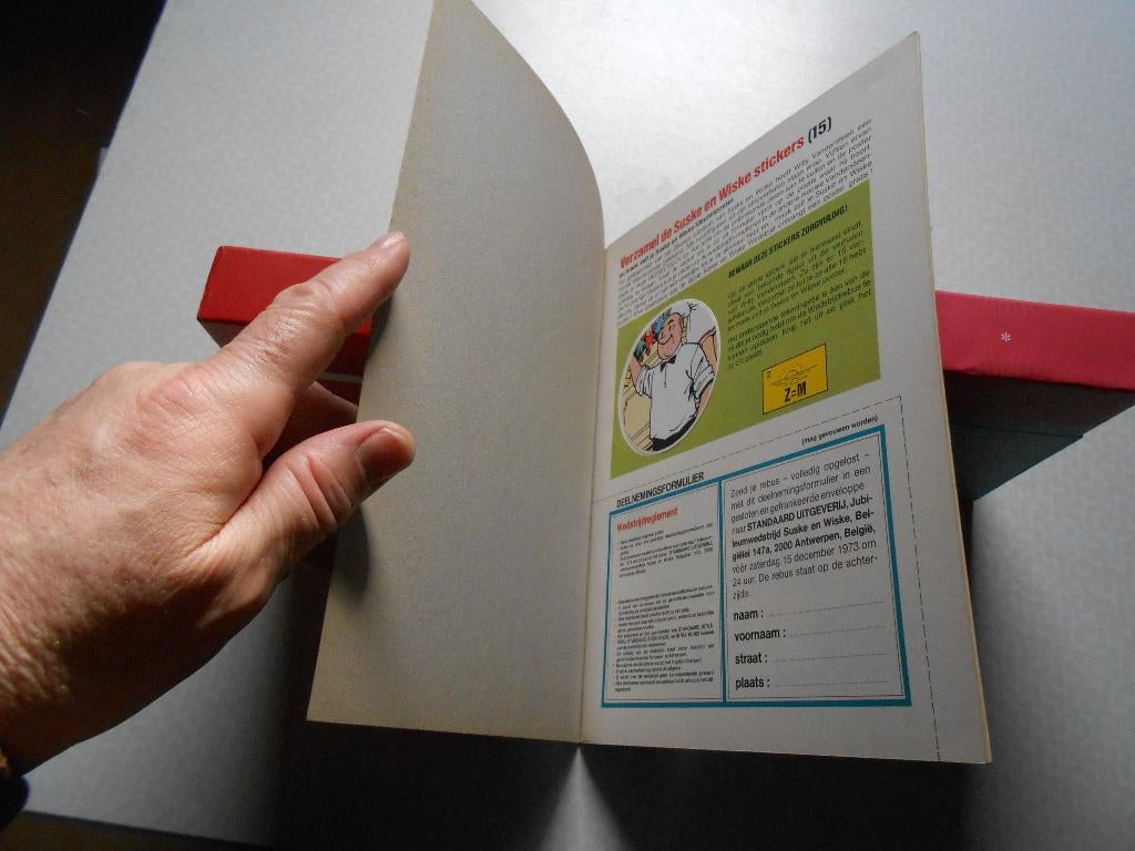 Bessy 107 De blanke sjamaan 1973 1 ste druk. Rebus 2 lambik, Boeken, Willy Vandersteen, Eén stripboek, Nieuw, Ophalen of Verzenden
