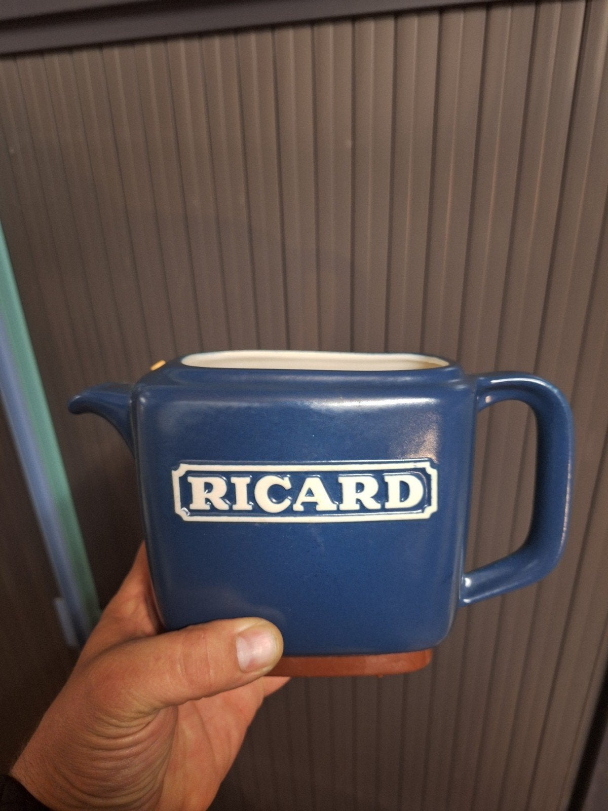 carafe a eau 1 litre  ricard E15 bleu vintage 1962/68 neuf, Collections, Enlèvement ou Envoi