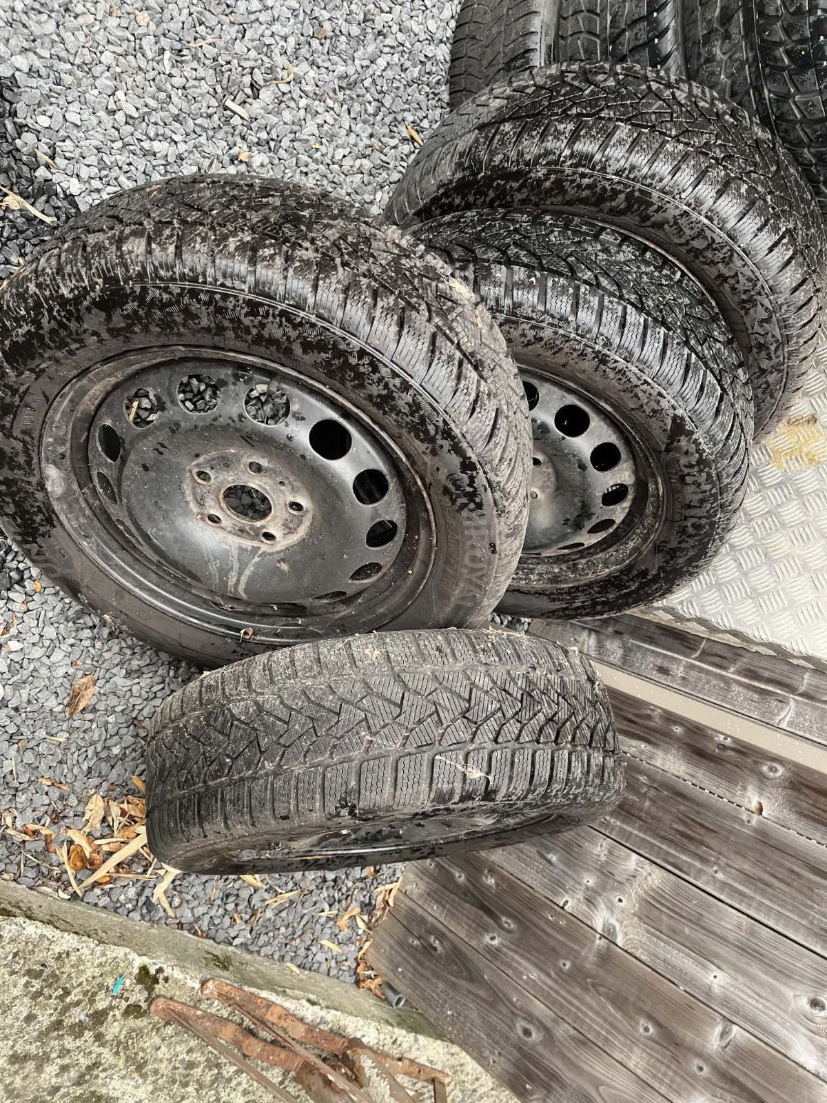 4 jantes VW Audi Skoda Seat avec pneus neige 205/55/16, Enlèvement ou Envoi, Utilisé