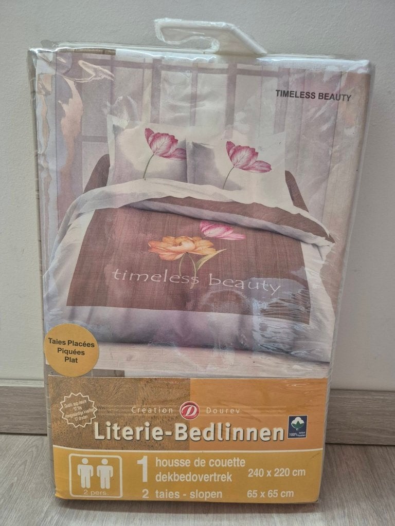 Katoen dekbedovertrek. 240x220. Nieuw verpakt, Ophalen of Verzenden, Nieuw, Katoen, Dekbedovertrek