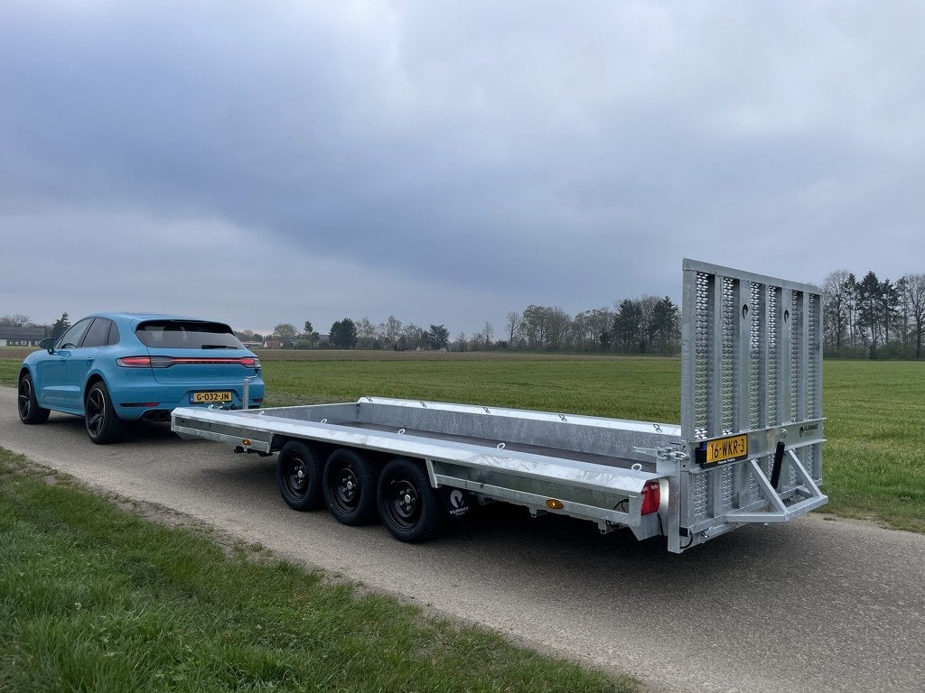 Vlemmix machinetransporter 480 x 180 3 asser NIEUW, Nieuw