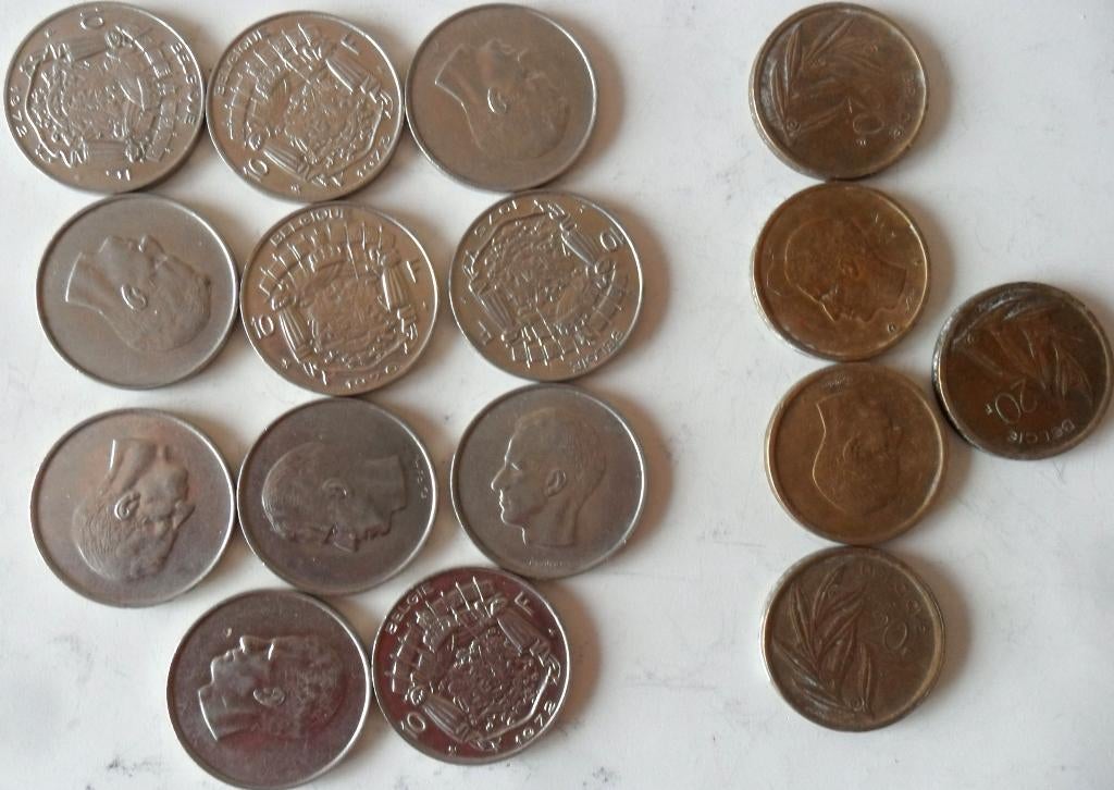 Lot d’anciennes  pièces de monnaie Belge 10 €, Timbres & Monnaies, Monnaies | Belgique, Enlèvement, Monnaie en vrac