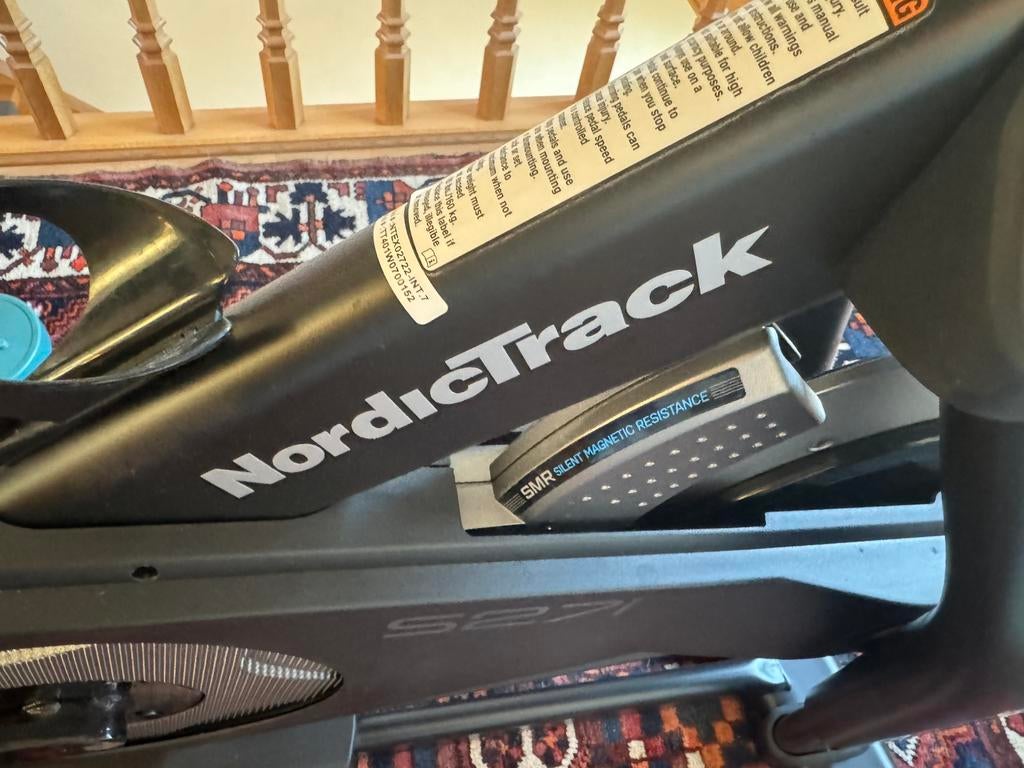 NordicTrack S27 Exercise Bike – Excellent Condition, Ophalen, Spinningfiets, Zo goed als nieuw, Metaal