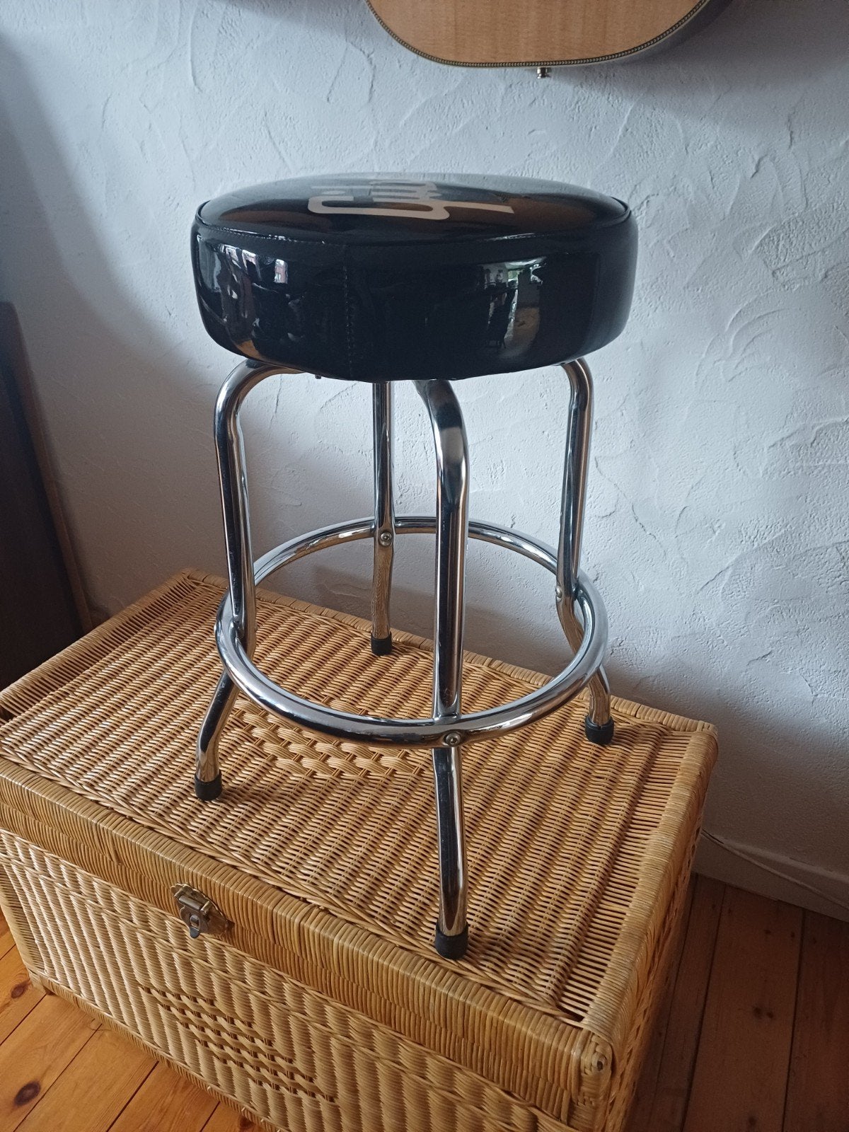 gitaar/barkruk, Ophalen, Kunststof, 60 tot 90 cm, Met voetsteun