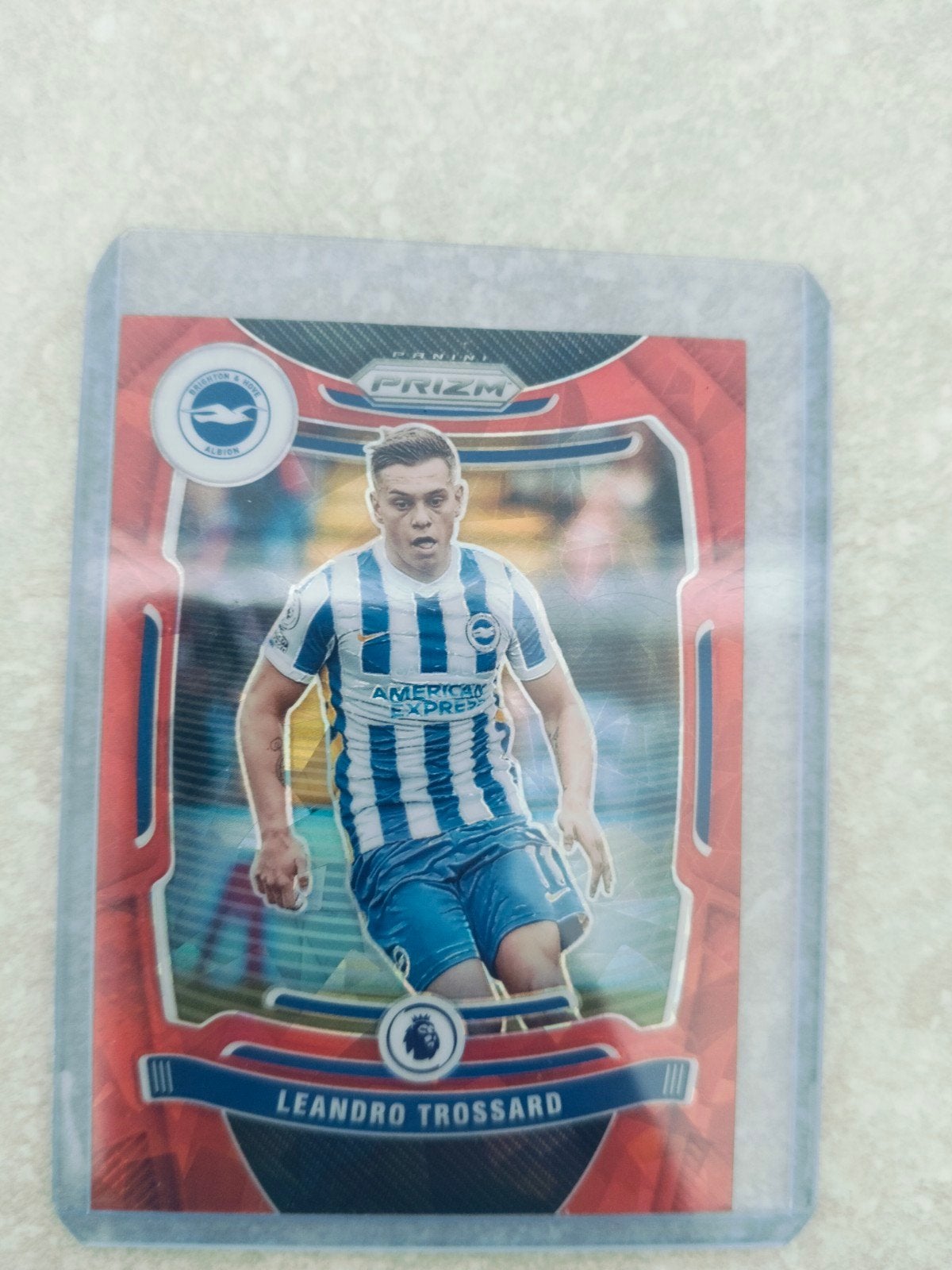 Leandro Trossard Brighton Panini premier league 2021, Ophalen of Verzenden