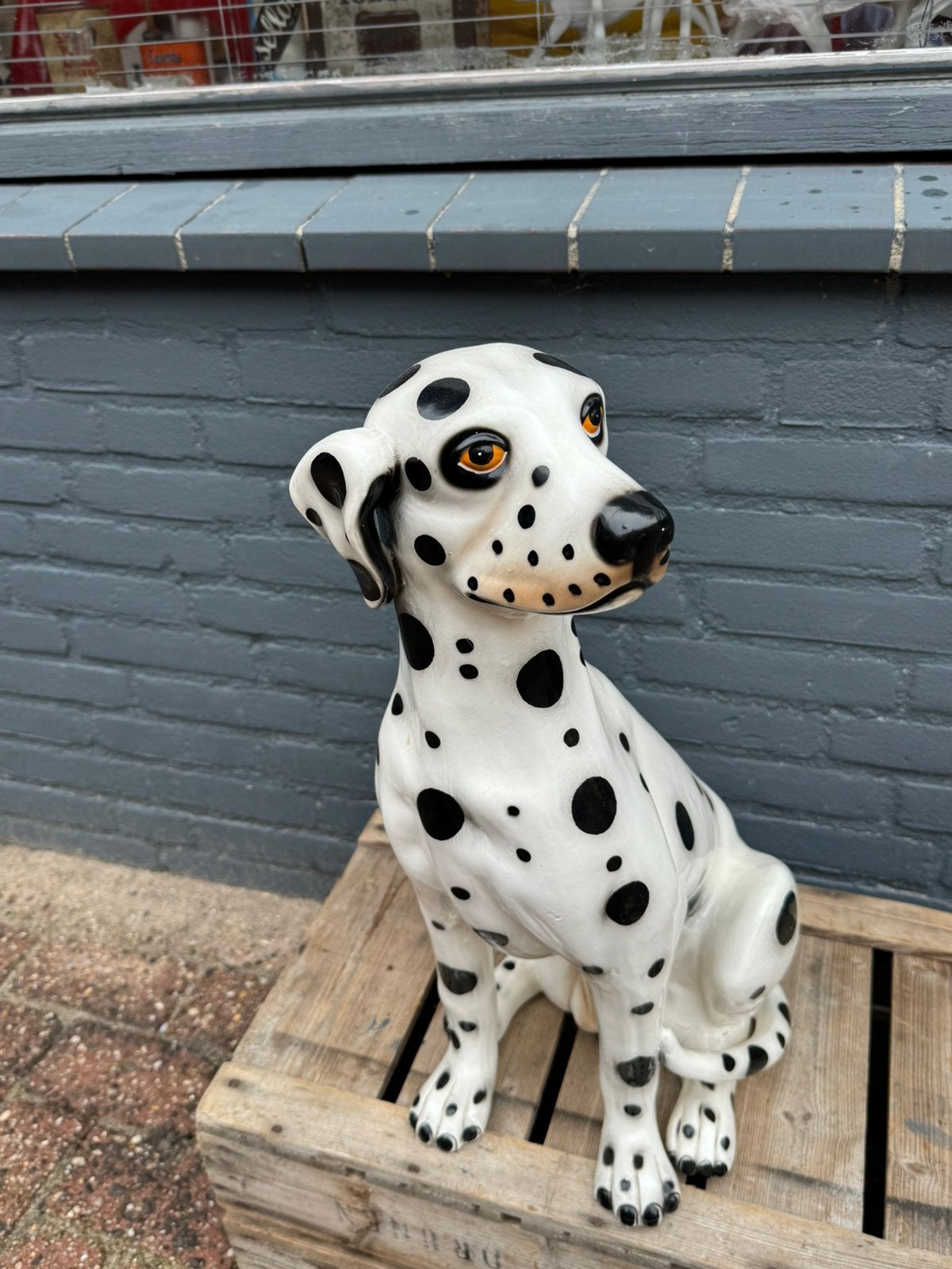 Groot Dalmatier beeld Italie jaren 60 / 70, Ophalen, Gebruikt, Dier