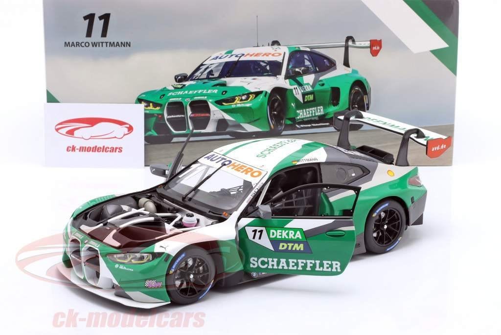 BMW M4 GT3 DTM 1:18 Minichamps, Enlèvement ou Envoi, Comme neuf, Voiture, MiniChamps