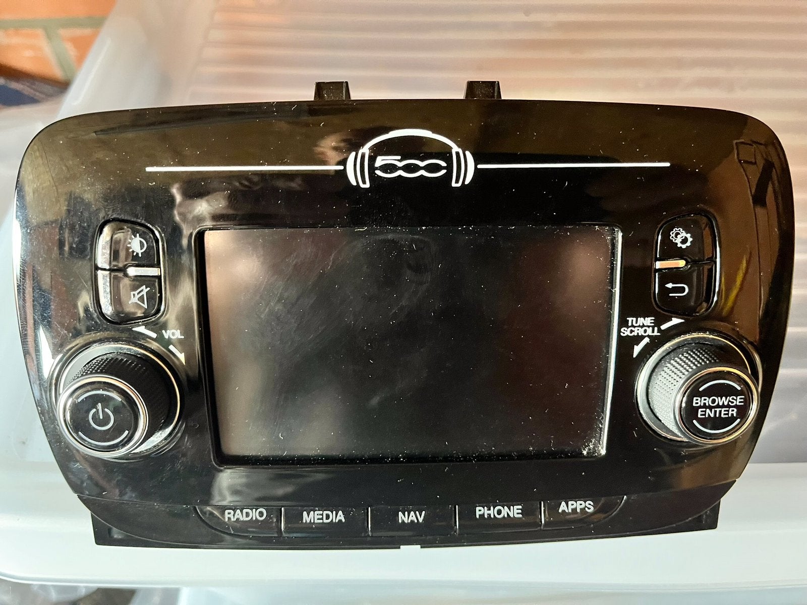 Autoradio fiat 500, Ophalen of Verzenden, Gebruikt