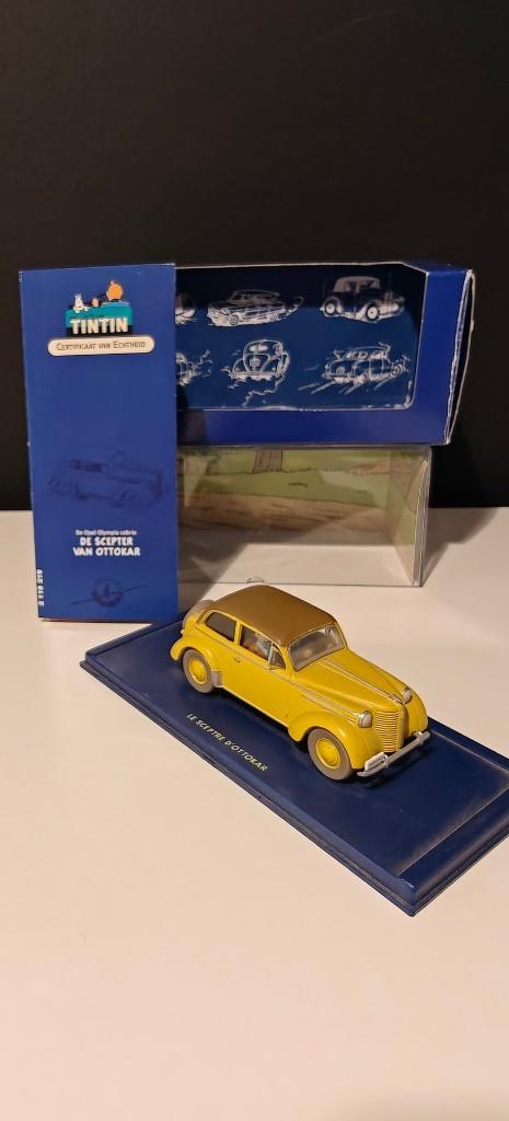 Kuifje 1/43 auto - Opel Olympia, Hobby en Vrije tijd, Modelauto's | 1:43, Ophalen of Verzenden, Zo goed als nieuw, Auto