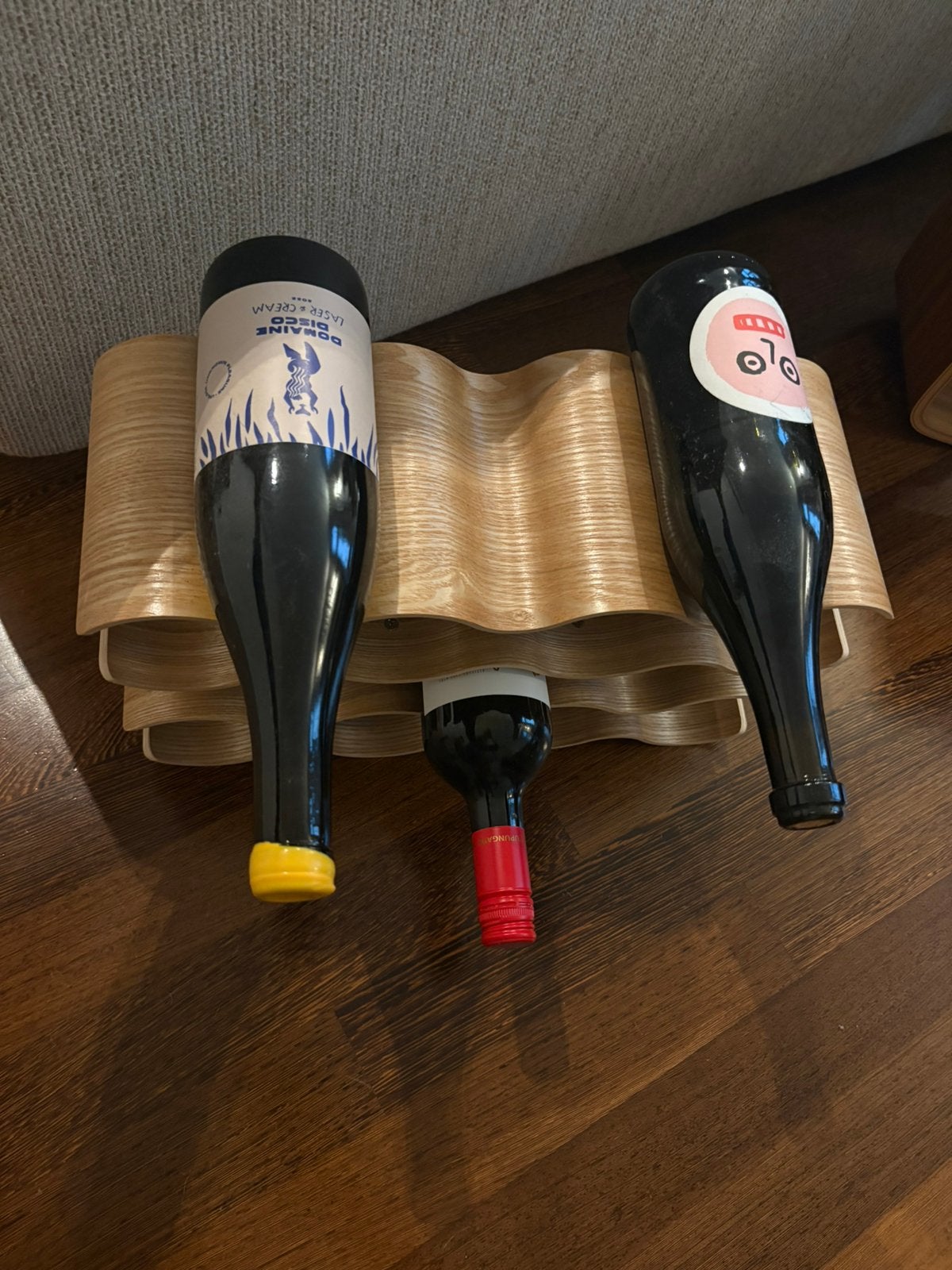 Wine shelf / rangement de vin, Maison & Meubles, Accessoires pour la Maison | Porte-bouteilles, Moins de 50 cm, Enlèvement, Bois