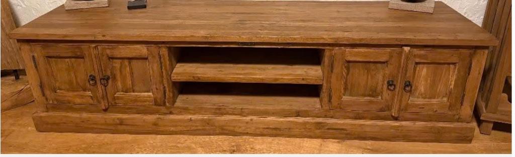 Tv meubel teak, Ophalen, Zo goed als nieuw, Teakhout
