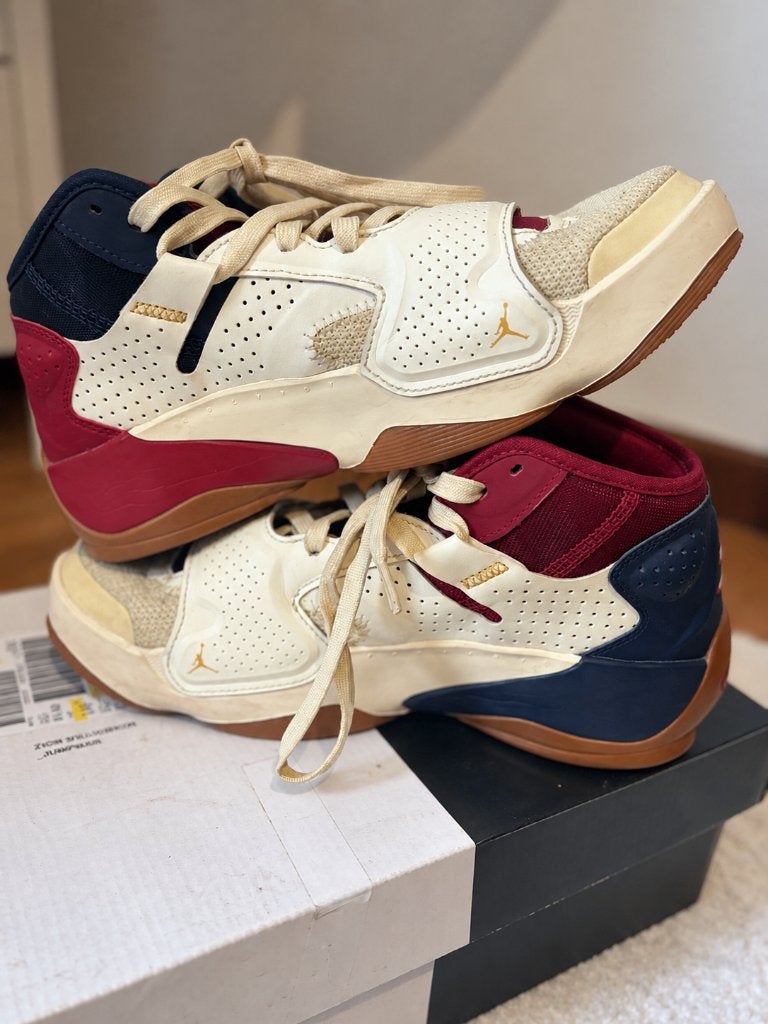 Nike Air Jordan 1 sneakers maat 38 – wit rood blauw, Kleding | Heren, Ophalen, Blauw, Sneakers