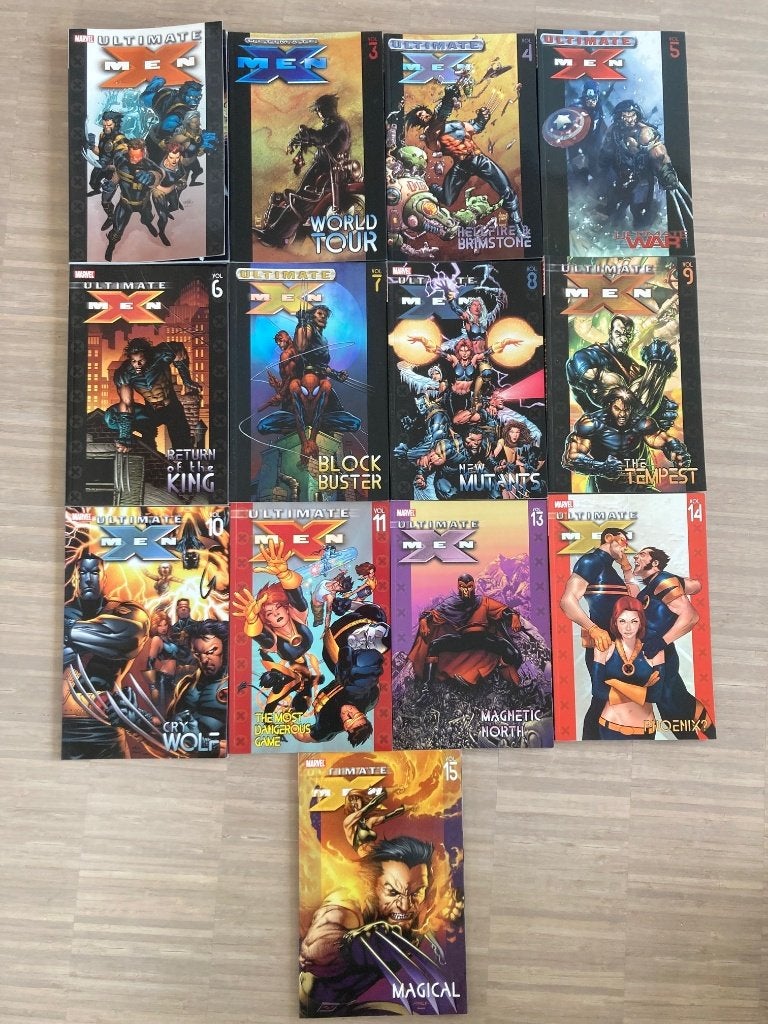 Marvel Ultimate X-Men Collection - 14 volumes, TPB, Livres, BD | Comics, Marvel Comics, Enlèvement ou Envoi, Comme neuf, Plusieurs comics