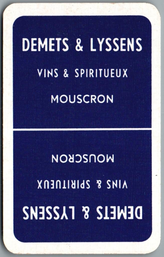 speelkaart - LK14566 - Demets & Lyssens, Verzamelen, Verzenden, Zo goed als nieuw, Speelkaart(en)