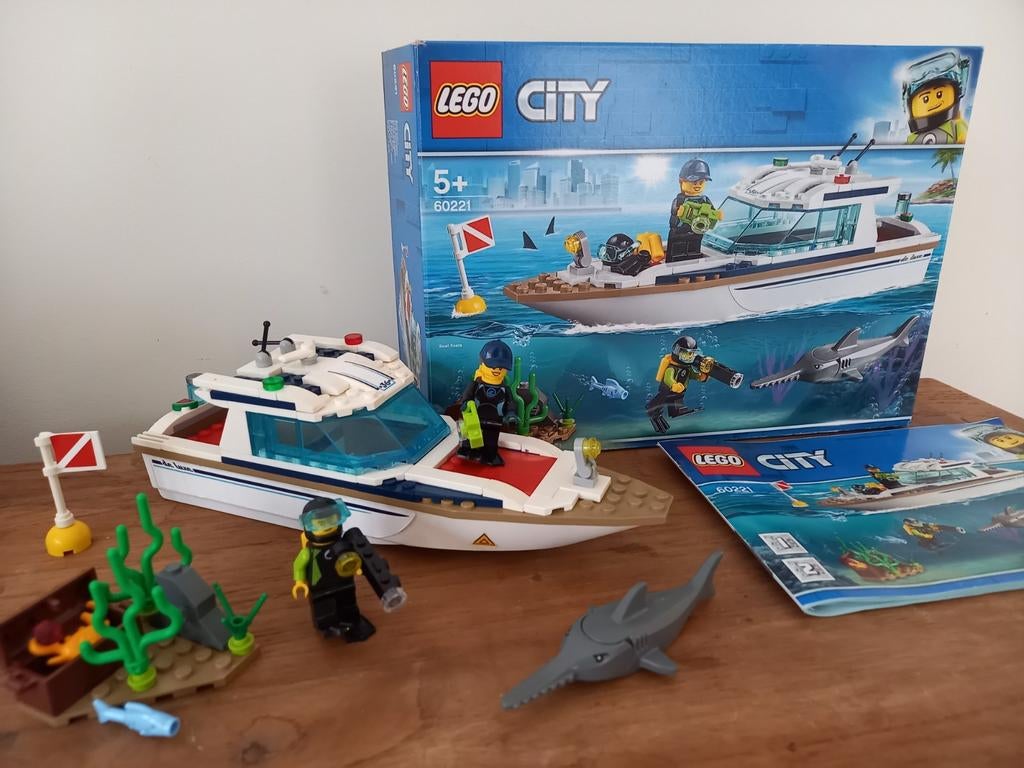 Lego City 60221 duikjacht, Ophalen of Verzenden, Lego, City