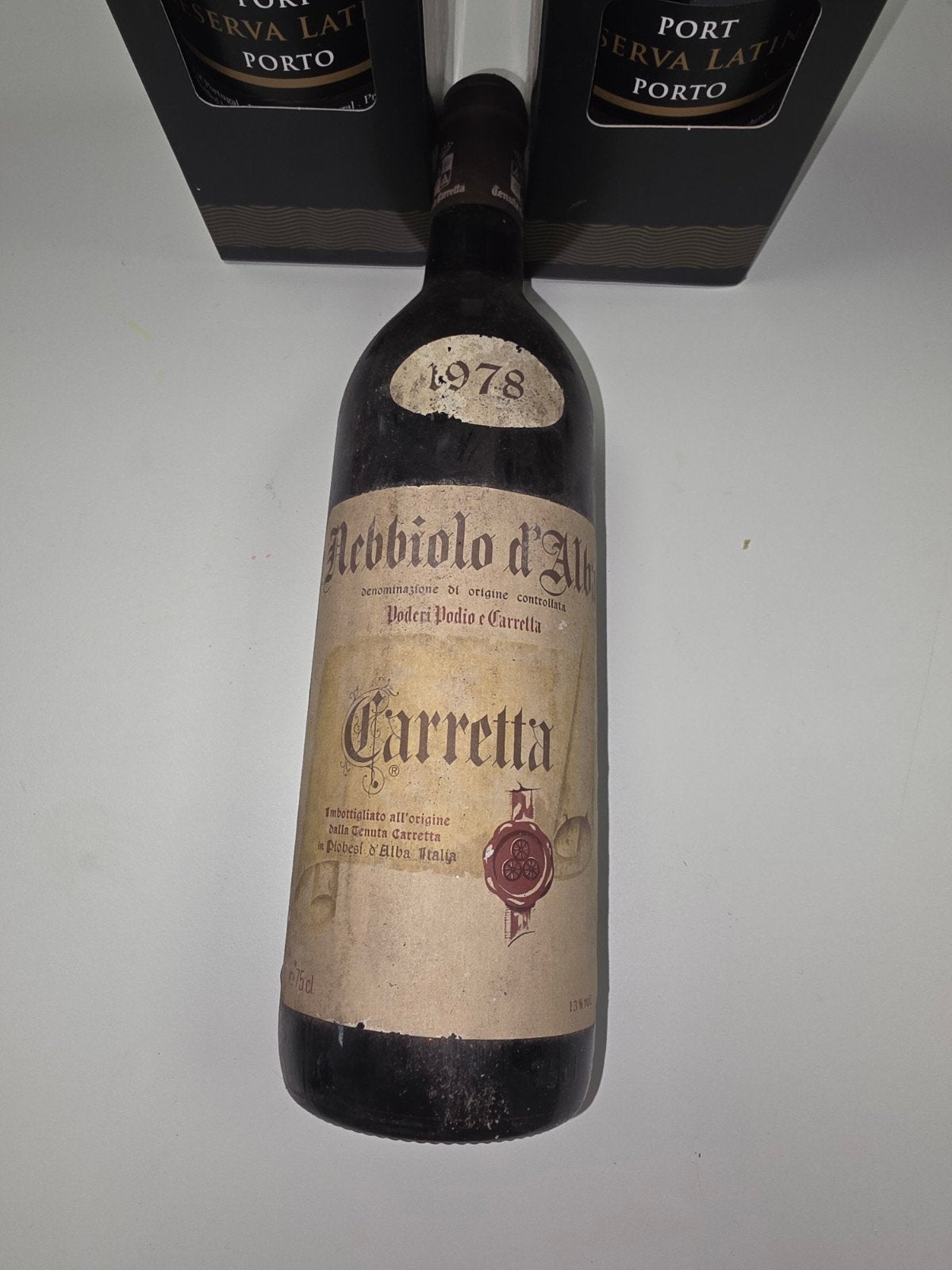 Carretta Nebbiolo d'Alba DOC 1978, Verzamelen, Ophalen, Rode wijn