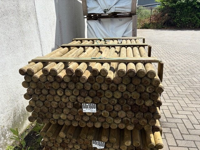 ronde palen, Tuin en Terras, Palen, Balken en Planken, Ophalen, Nieuw, Minder dan 180 cm, Palen