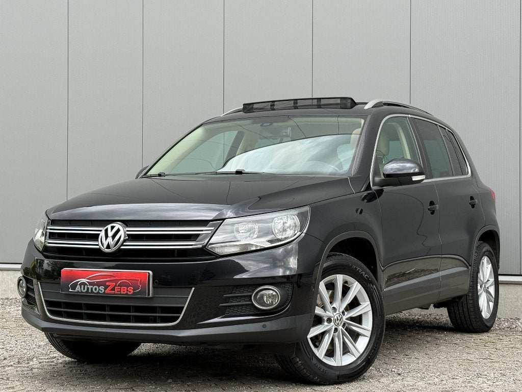 Volkswagen Tiguan 2.0TDi 4Motion Automaat Camera Pano Cruise, Autos, Volkswagen, Cuir, Euro 5, Beige, Entreprise