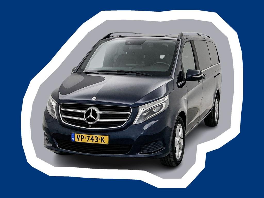 Mercedes-Benz V-klasse 250 BlueTEC Lang DC Avantgarde Burmes, Auto's, Mercedes-Benz, Automaat, Monovolume, Blauw, Bedrijf