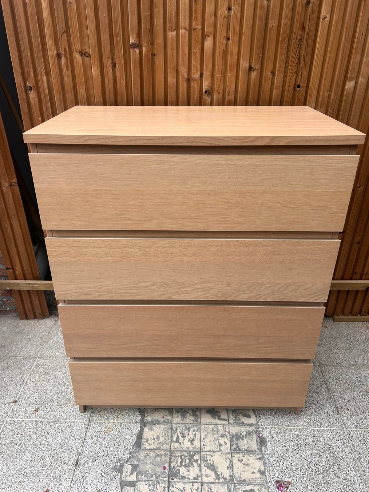 Malm Ladekast Ikea, 3 ou 4 tiroirs, Enlèvement, Utilisé, Chêne