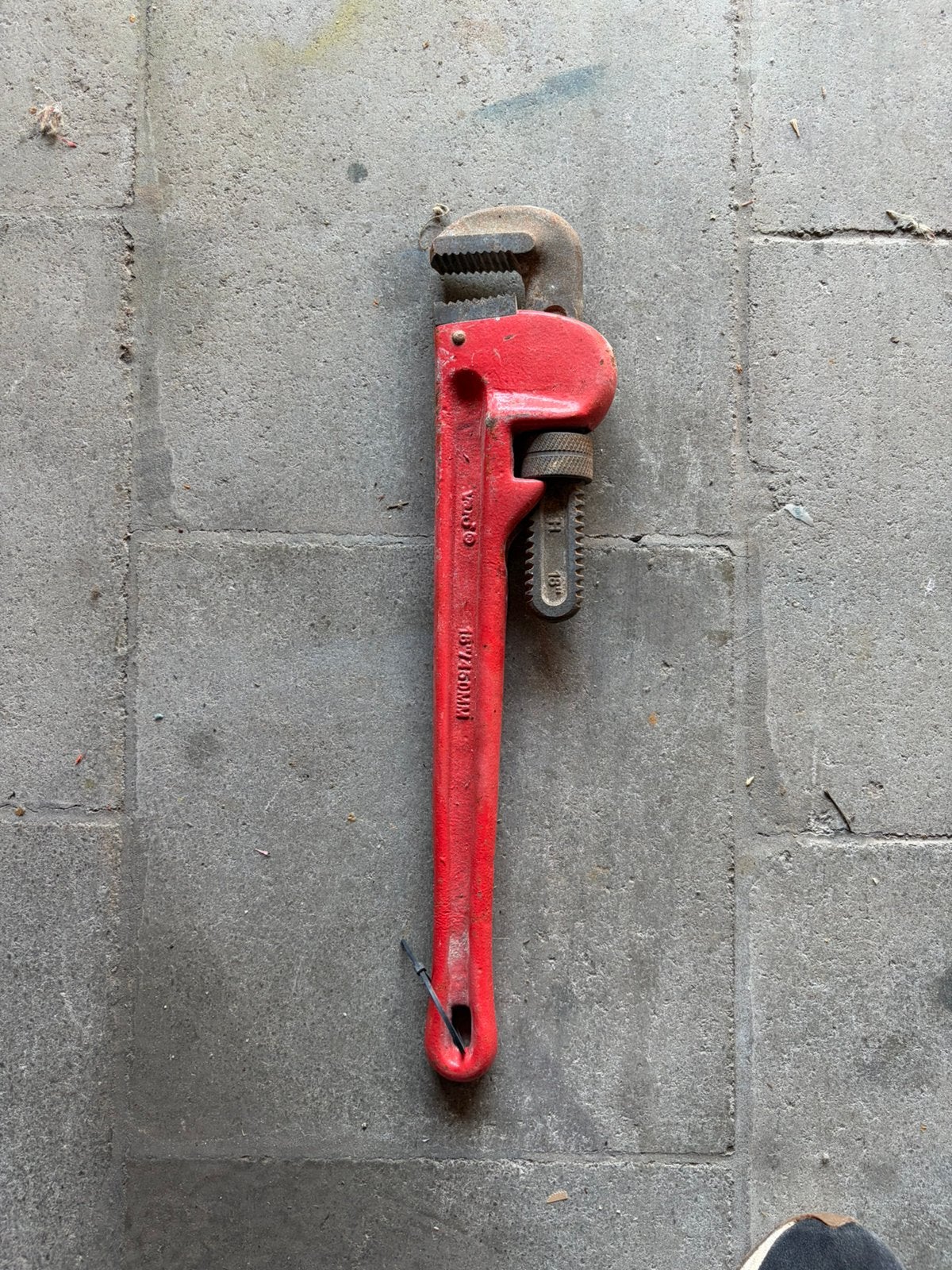 Clé à tube RIDGID 18 po/450 mm, robuste, professionnelle, Enlèvement ou Envoi, Comme neuf