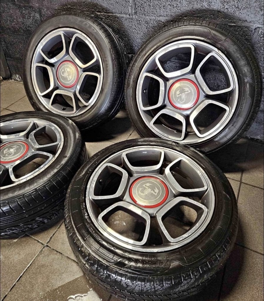 Jantes Fiat Abarth 16“, Autos : Pièces & Accessoires, 16 pouces, Véhicule de tourisme, Pneus été, Enlèvement