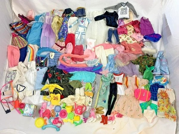 Barbie Clone Modepoppen Vintage Collectie 80s 90s Kleding, Overige thema's, Verzenden, Overige typen, Zo goed als nieuw