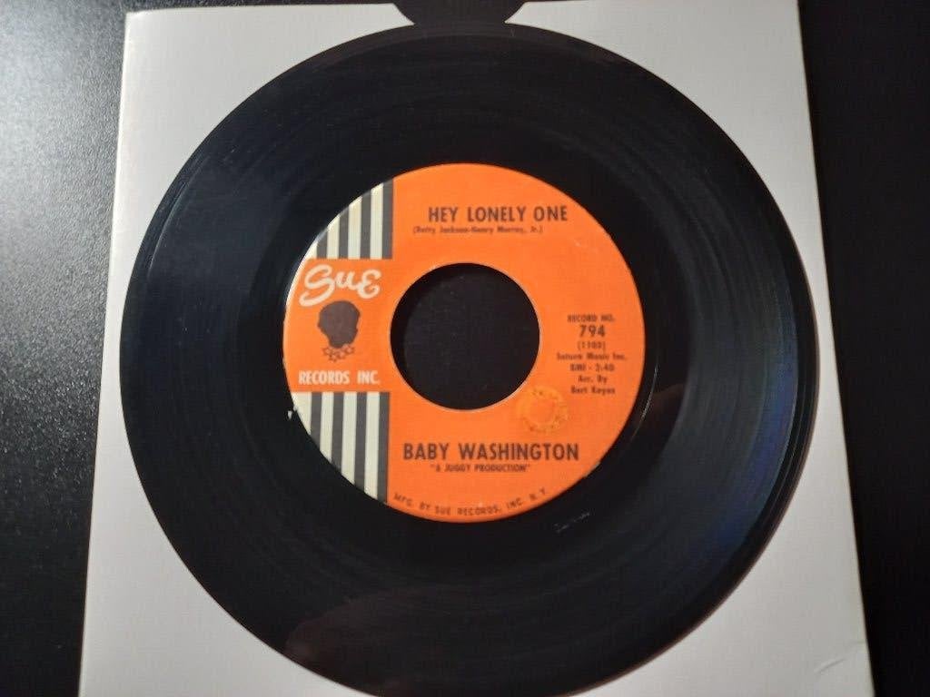 Baby Washington ‎– Hey Lonely One / Doodlin ' 7 Popcorn, 7 inch, Ophalen of Verzenden, Overige typen, R&B en Soul