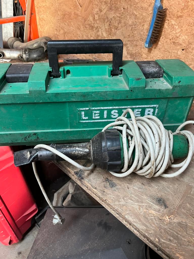 Luchtblazer leister, Ophalen, Gebruikt