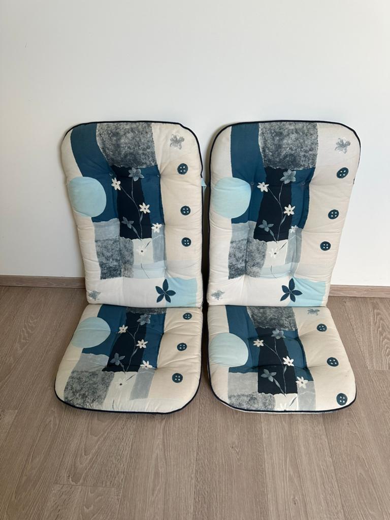 Tuinstoel kussens 2 x, Tuin en Terras, Ophalen, Gebruikt