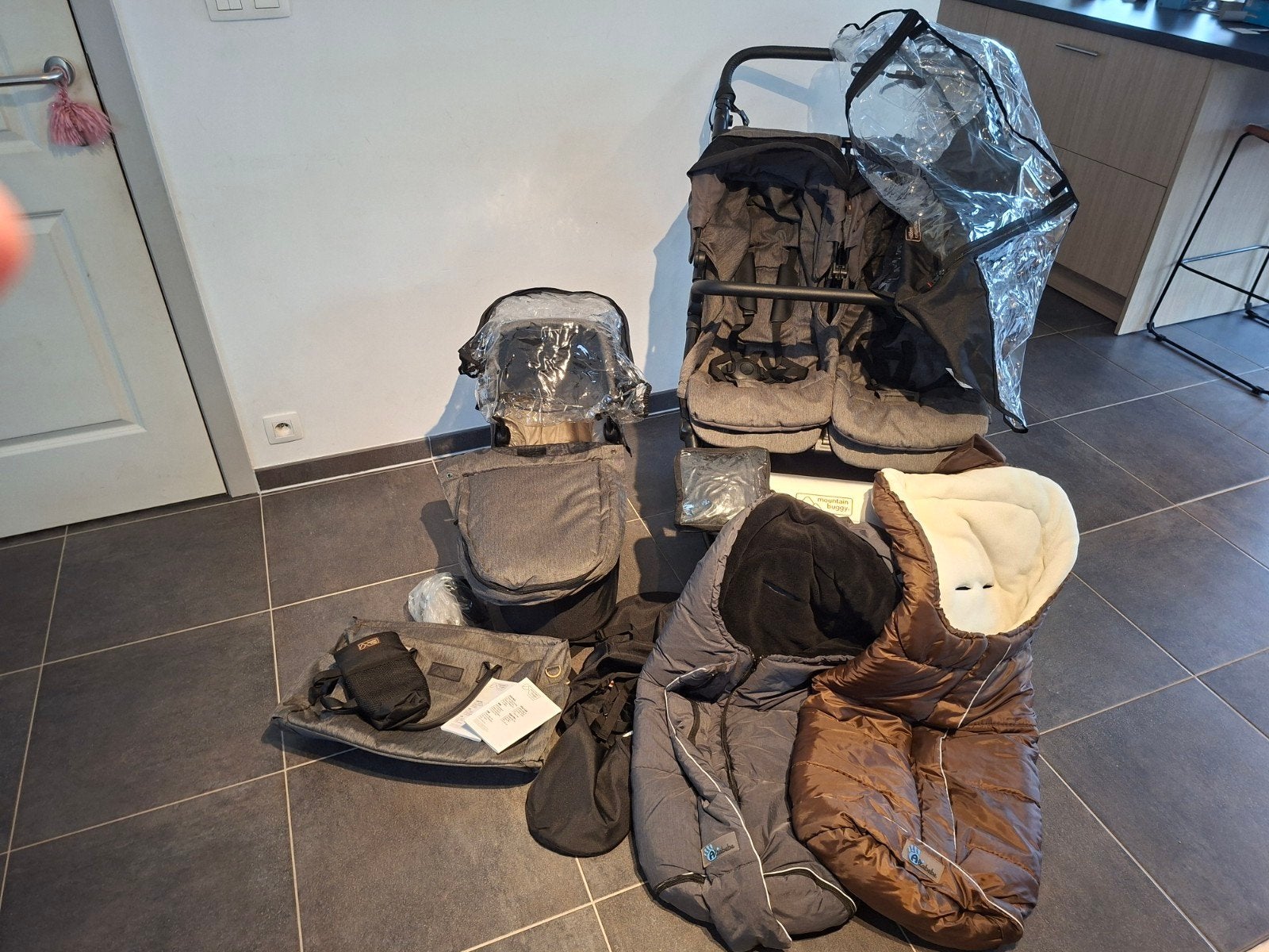 Mountain buggy Duet luxury, Autres marques, Poussette combi, Enlèvement, Utilisé