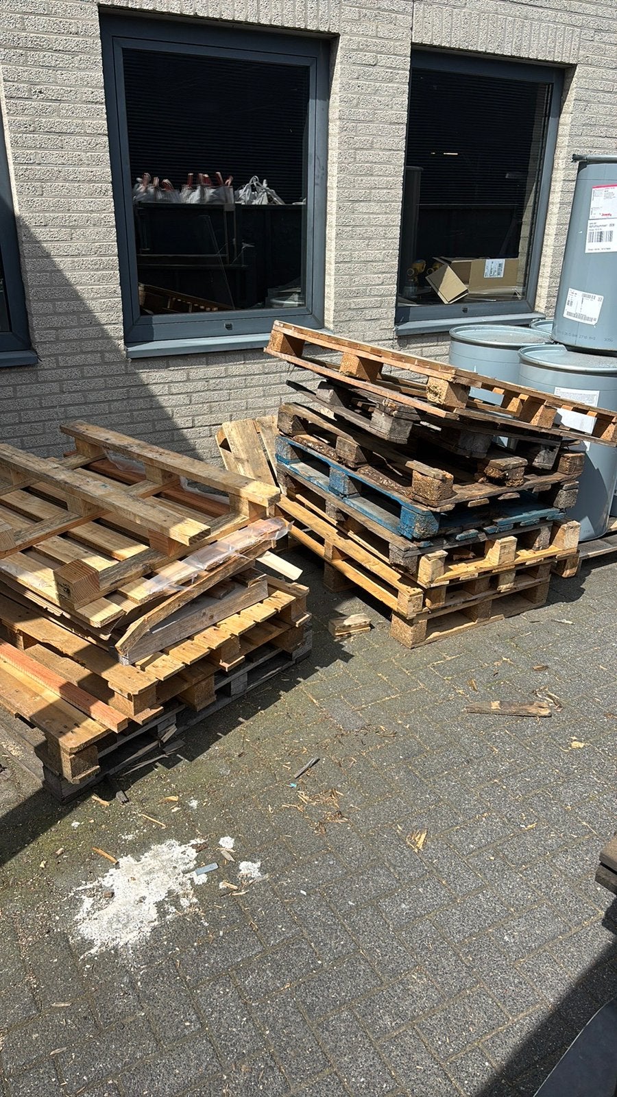 Pallets stookhout hout, Ophalen, Zo goed als nieuw
