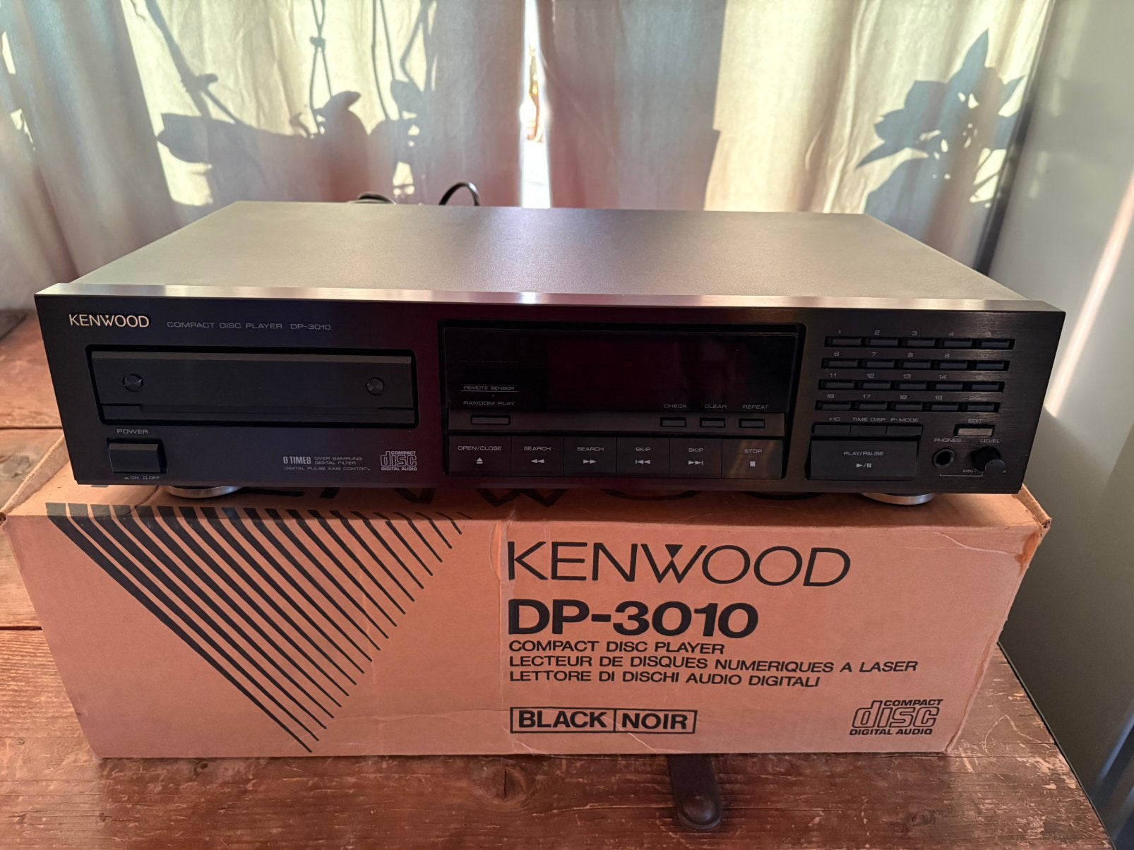 KENWOOD CD-SPELER DP-3010 +BOX+ - TE REPAREREN, Ophalen, Niet werkend, Cd-speler, Overige merken