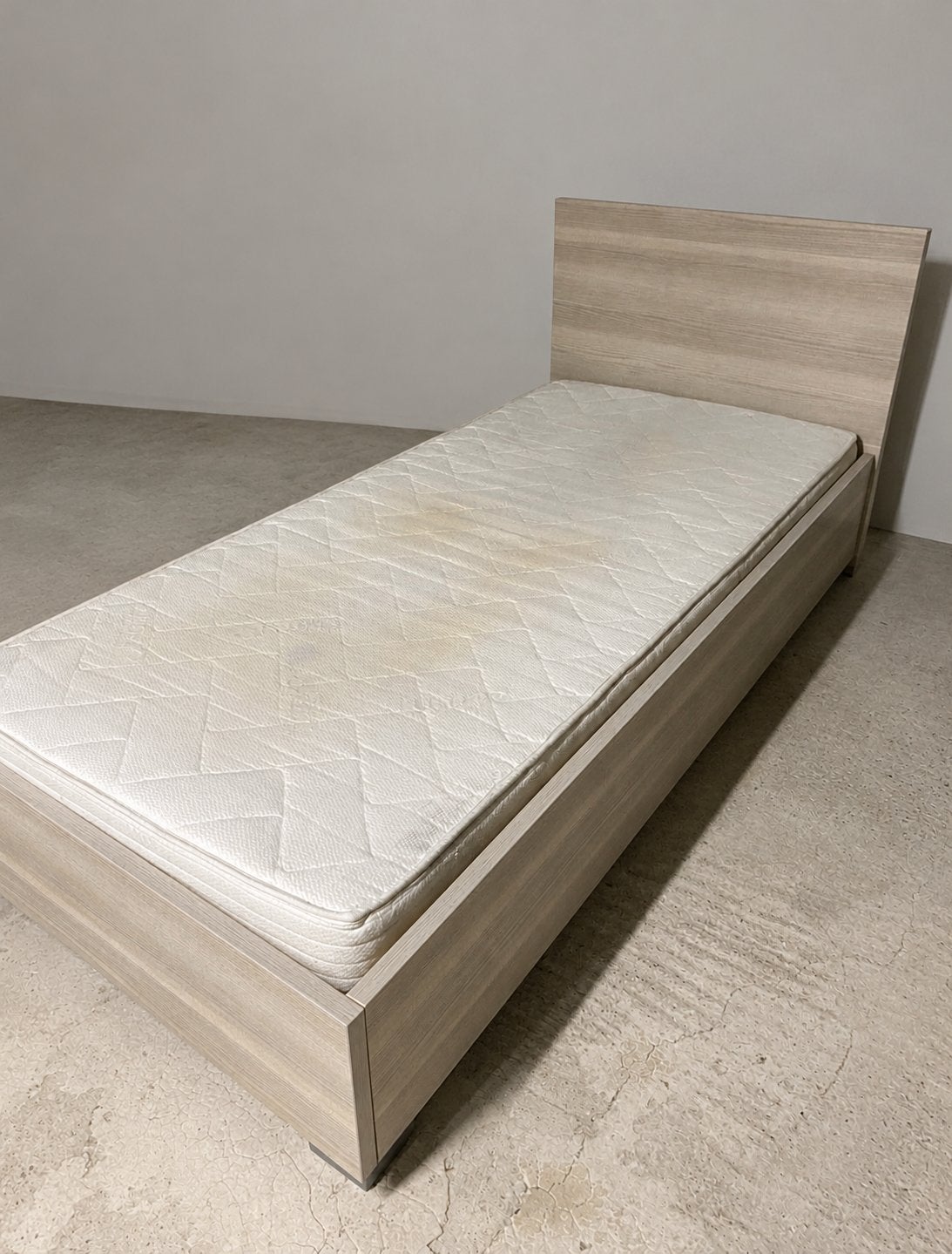Lit une personne matelas/sommier, Ophalen, 90 cm, Eenpersoons, Zo goed als nieuw