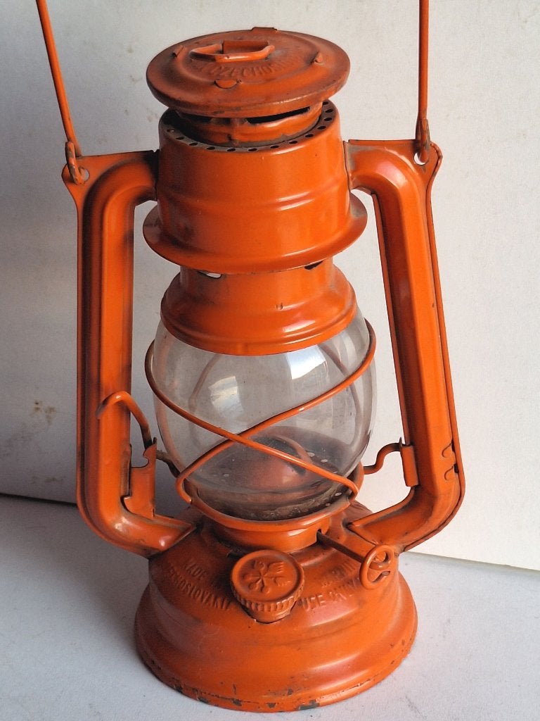 Jolie lanterne lampe tempête vintage Meva 863, Antiquités & Art, Enlèvement ou Envoi