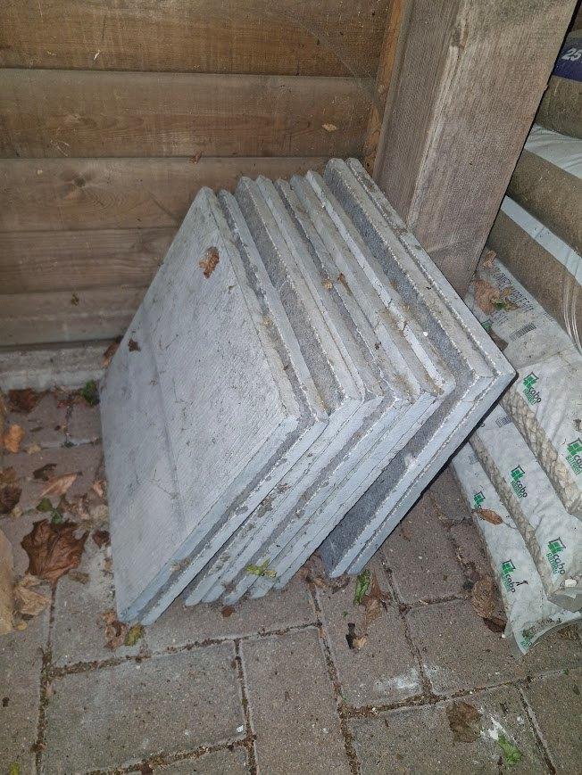 Carreaux de pierre bleue (40x40), Neuf, Tuiles de terrasse, Moins de 5 m², Enlèvement