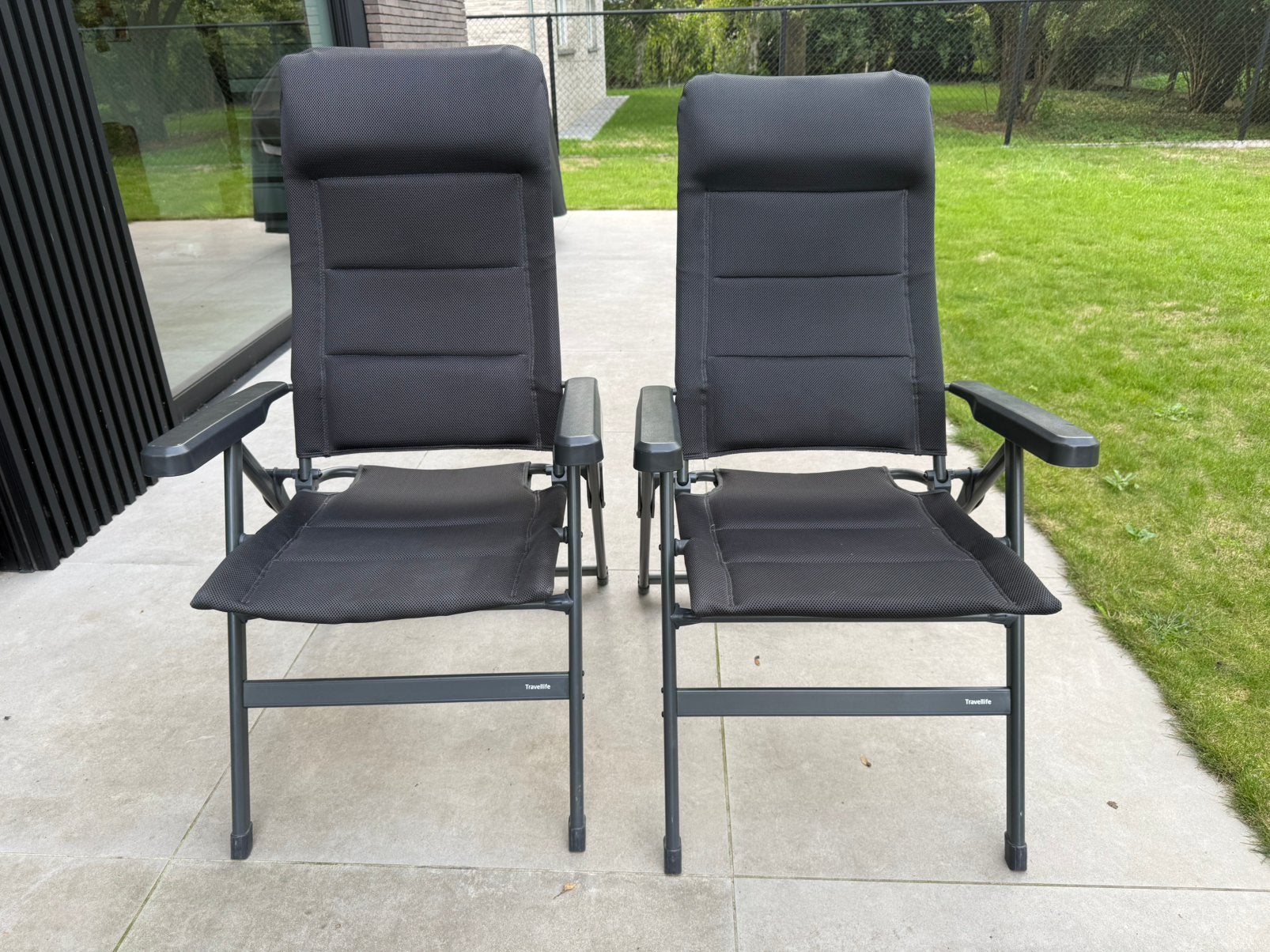 Travellife XL relaxstoelen, Caravanes & Camping, Enlèvement, Comme neuf, Chaise de camping