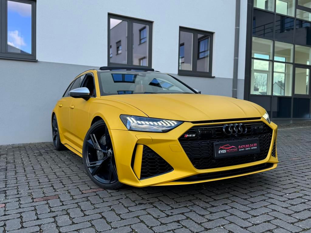 Audi rs6 c8 avant quattro~full catalogue~12 mois garantie, Auto's, Audi, Automaat, Euro 6, RS6, 360° camera
