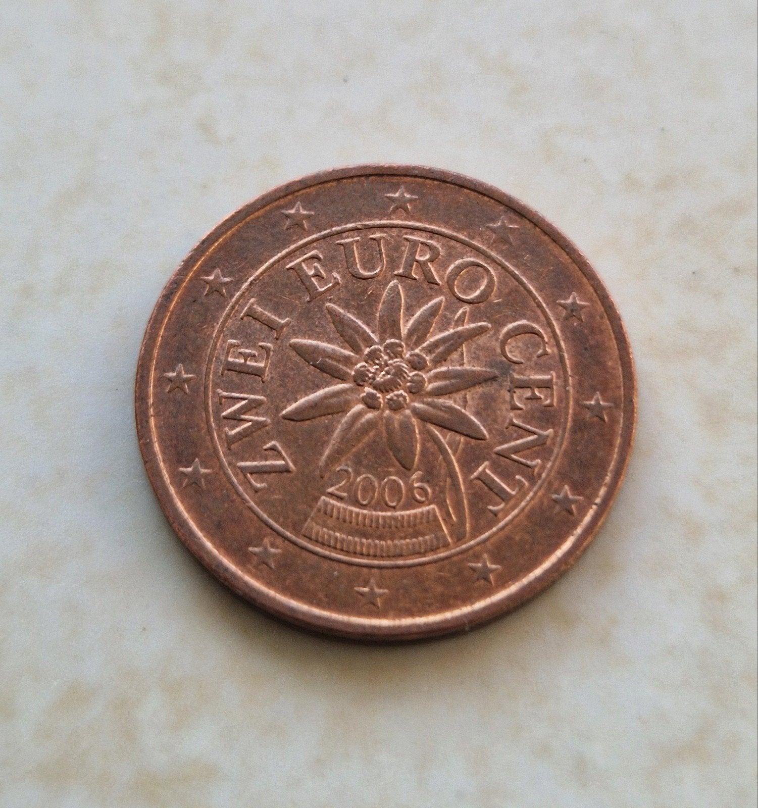 2006 Austria , 2 Euro Cent Coin, Ophalen of Verzenden, 2 euro